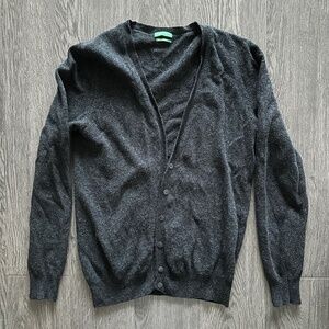 United Colors of Benetton Merino Wool V-neck Cardigan